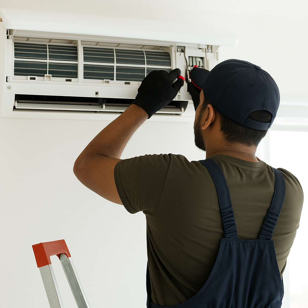 Meta Cool technician working